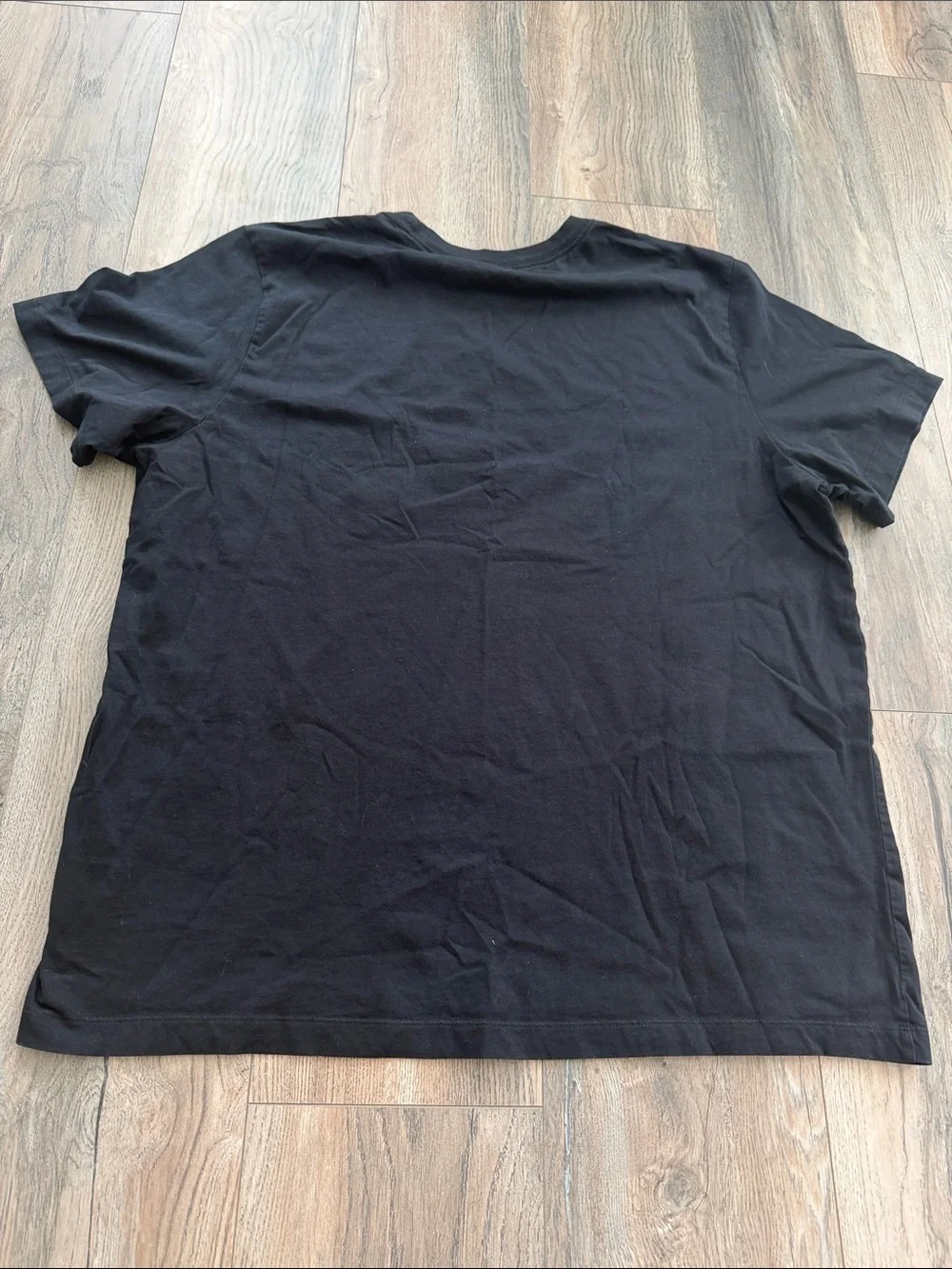 Jordan Black Short Sleeve Tee with Red Jumpman and White Lettering XXL